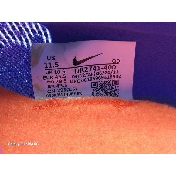 Nike Zoom Ja Fly 4 Racer Blue Track Spikes Men Size 11.5 DR2741 400 - Picture 8 of 11